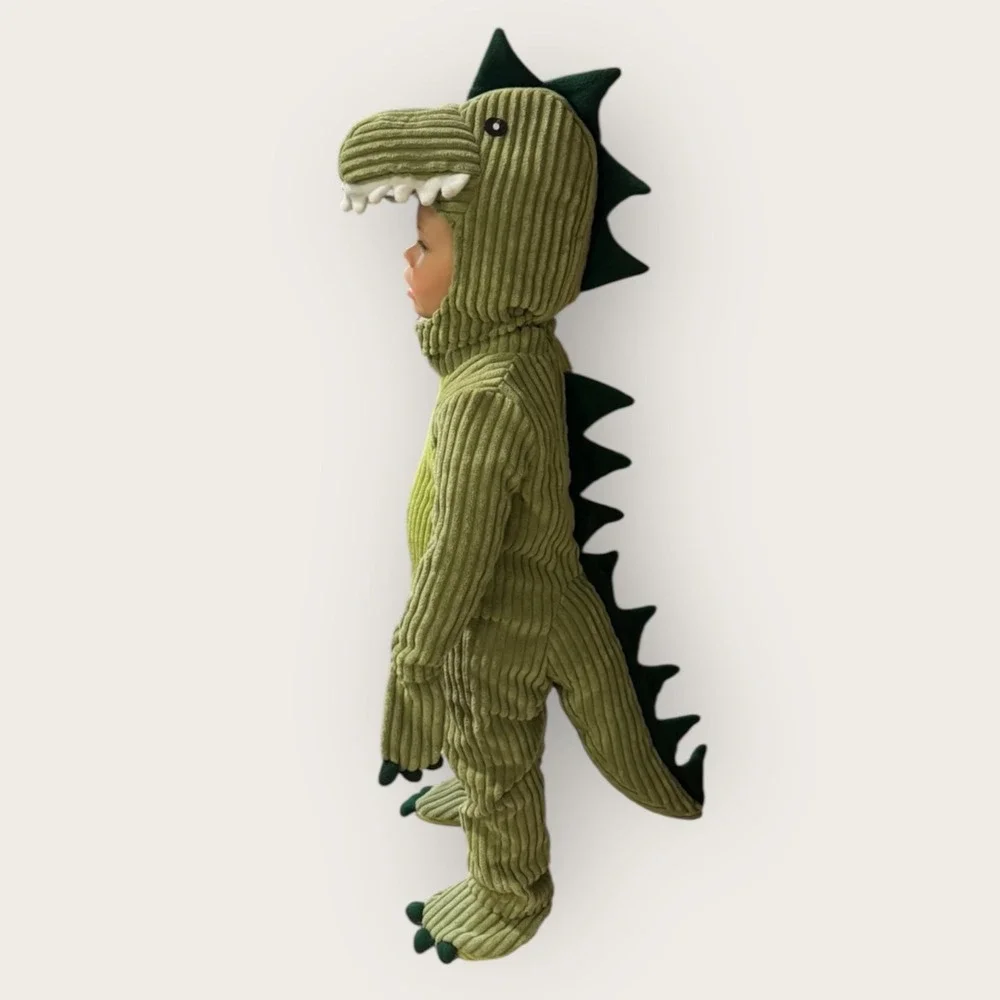 Kids Toddler T-Rex Costume Dinosaur Jumpsuit Halloween Dress Up‎ Size 2T